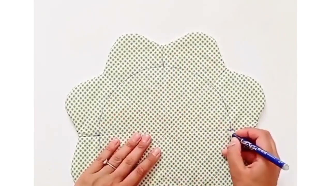 آموزش دوخت سرویس آشپزخانه_دوخت دمکنی گلدار