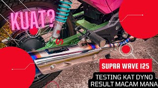 Dynopro-Racing Exhaust Stadard Open Supra Wave 125 Testing On Dyno