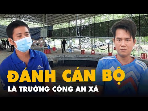 Video 2 thanh niên 'đá gà' đánh trưởng công an xã bị thương... - youtube