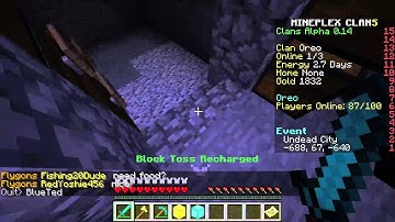 Infinite Diamond / Gold in Mineplex Clans - BUG REPORT