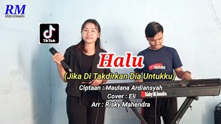Halu ( Jika Di Takdirkan Dia Untukku ) Versi Orgen Tunggal ( Zona Ganjur ) - Eli || Risky Mahendra