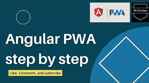 Angular PWA step by step || PWA || #angular #pwa #android