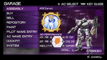 Armored Core Silent Line Portable Javelin DLC lab1 AI Arena 2nd Run