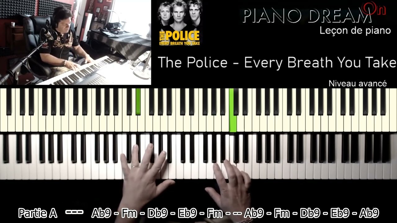 The Police -- Every Breath You Take -- Leçon de piano