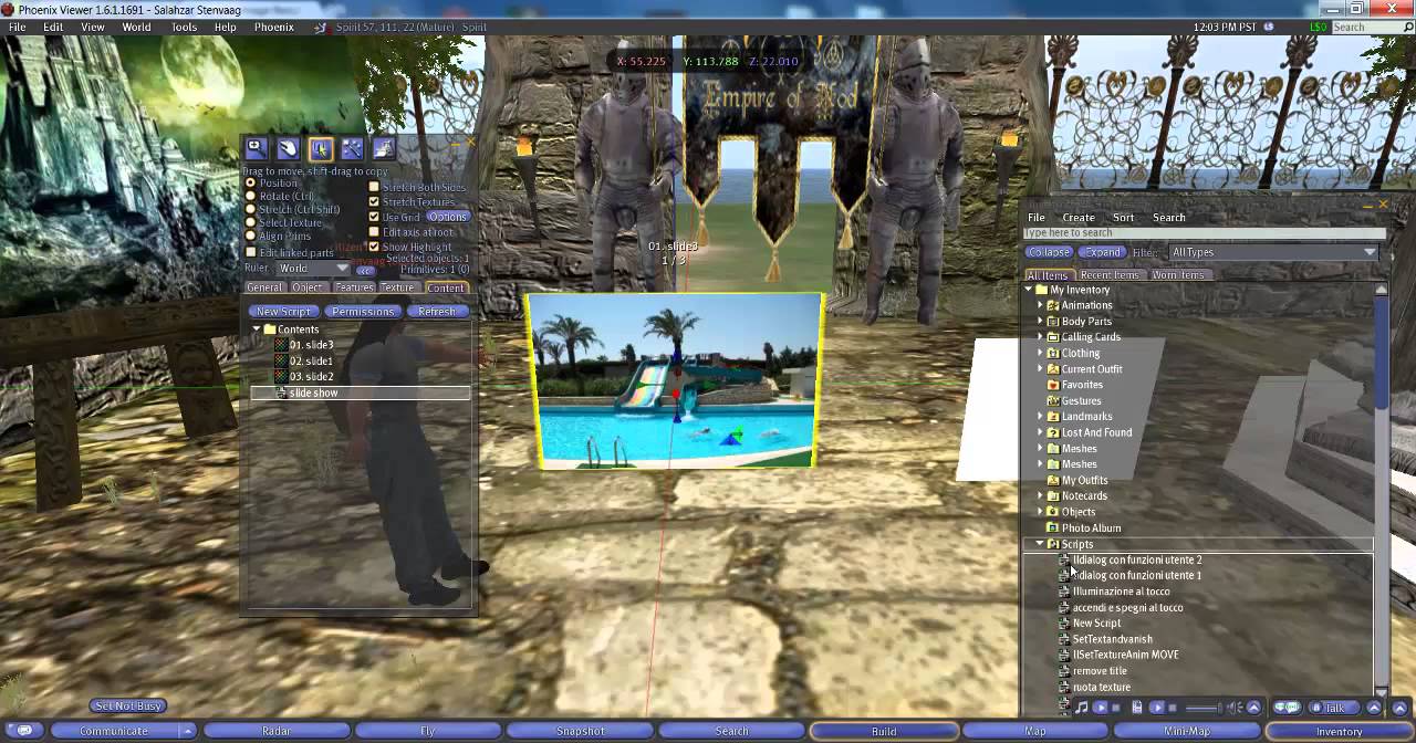 Scripting in craft: un semplice slideshow con commento - YouTube