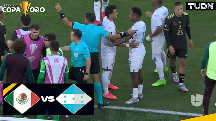 The benches are empty! Tempers are heating up | Mexico vs. Honduras | Gold Cup - 2025 Semifinals ...