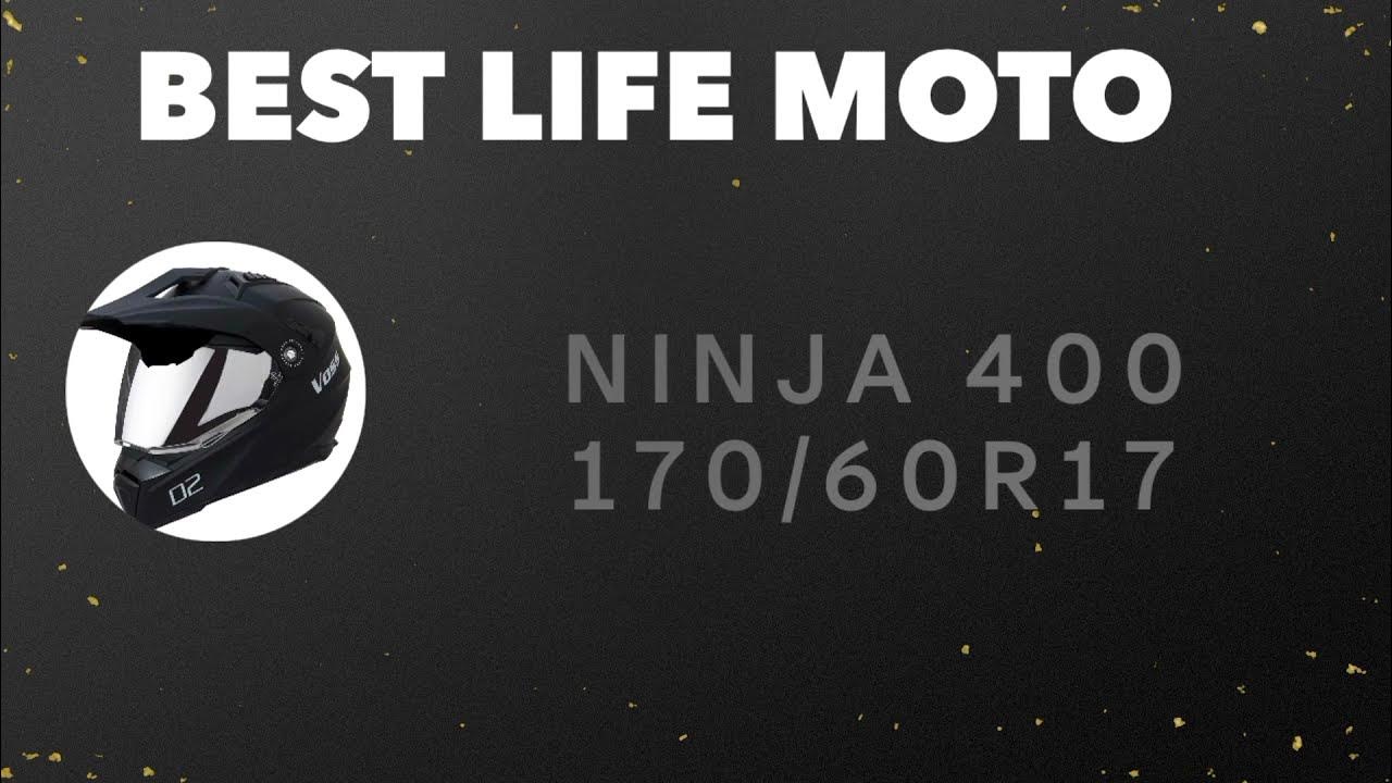 Ninja 400 Rear tire size up 170 - YouTube