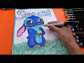 How to Draw Stitch with Shading | Advanced Drawing Tutorial
