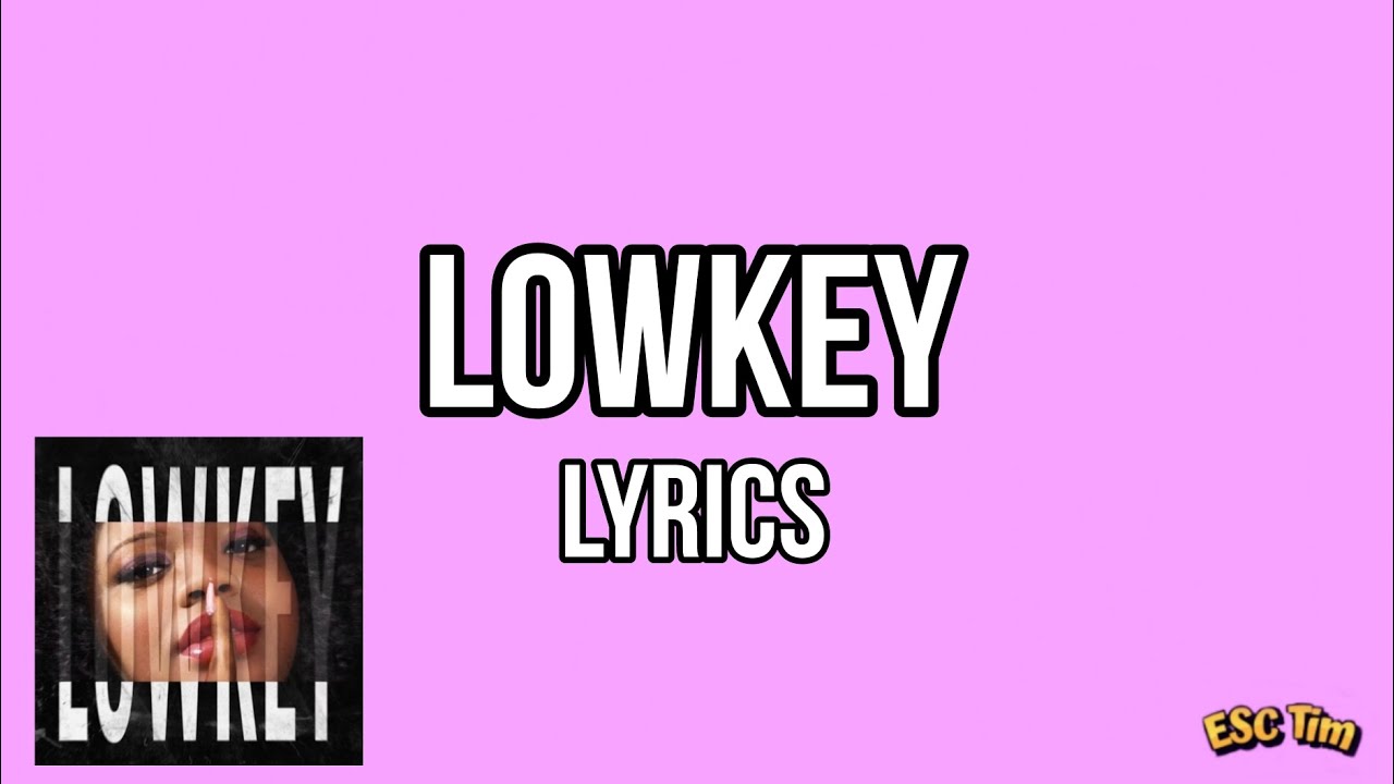 Lovely Peaches Lowkey Lyrics (let's be lowkey lowkey let's be