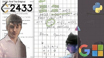 Leetcode 2433. Find The Original Array of Prefix Xor