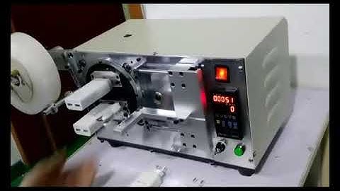 Automatic taping machine WM-1566CH. newwinhk@hotmail.com