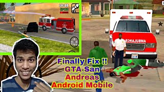 Finally Fire Truck And Ambulance Spawn In Gta San Andreas Android Mobile. Bug Fix