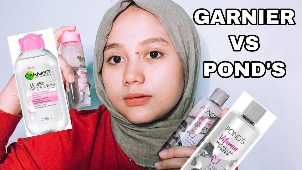MICELLAR WATER GARNIER VS PONDS? BAGUS MANA YAAA??? YouTube
