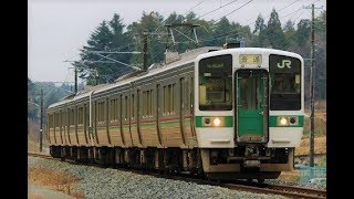 JR常磐線 125M 原ノ町行き 719系0番台(H-17編成+H-41編成) 桃内～小高 #719系ありがとうproject