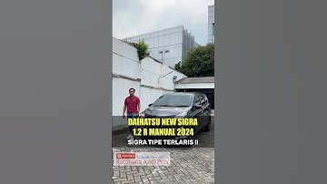 REVIEW DAIHATSU NEW SIGRA 1.2 R MANUAL 2024 || #daihatsusigra2024 #sigrarmanual #sigraterbaru