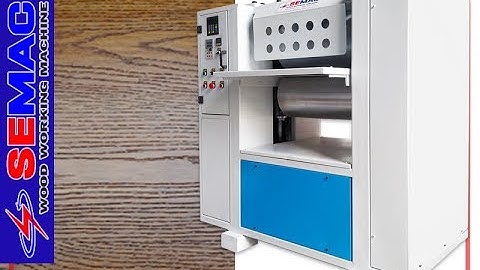 Máy cán vân gỗ 6 tấc FD-620 I Máy ép vân gỗ 1 mặt tự động