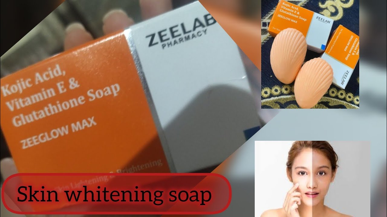 zeeglow max kojic acid and glutathione soap ZEELAB Zeeglow Max Kojic Acid, Vitamin E & Glutathione Soap