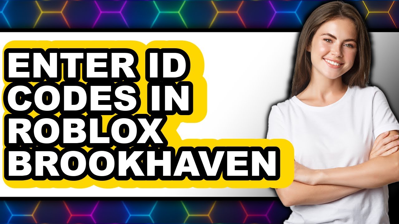 How to Enter Id Codes in Roblox Brookhaven (easy Method) - YouTube