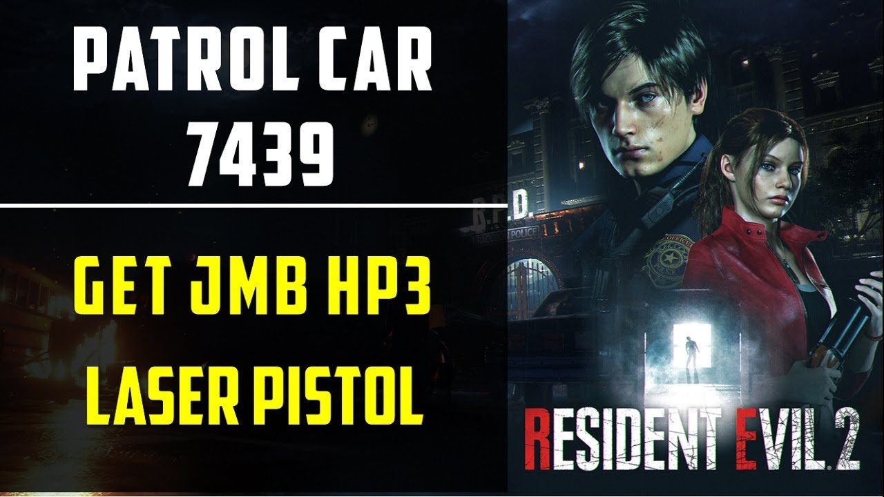 Open Patrol Car 7439 to get JMB Hp3 Laser Pistol Resident Evil 2 Remake YouTube