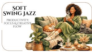 Soft Swing Jazz ☕ | Vintage café jazz for productivity, focus & creative flow ৎ୭ screenshot 3
