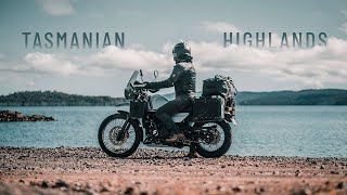 Exploring the Tasmania Highlands, solo motorcycle camping  S1E9