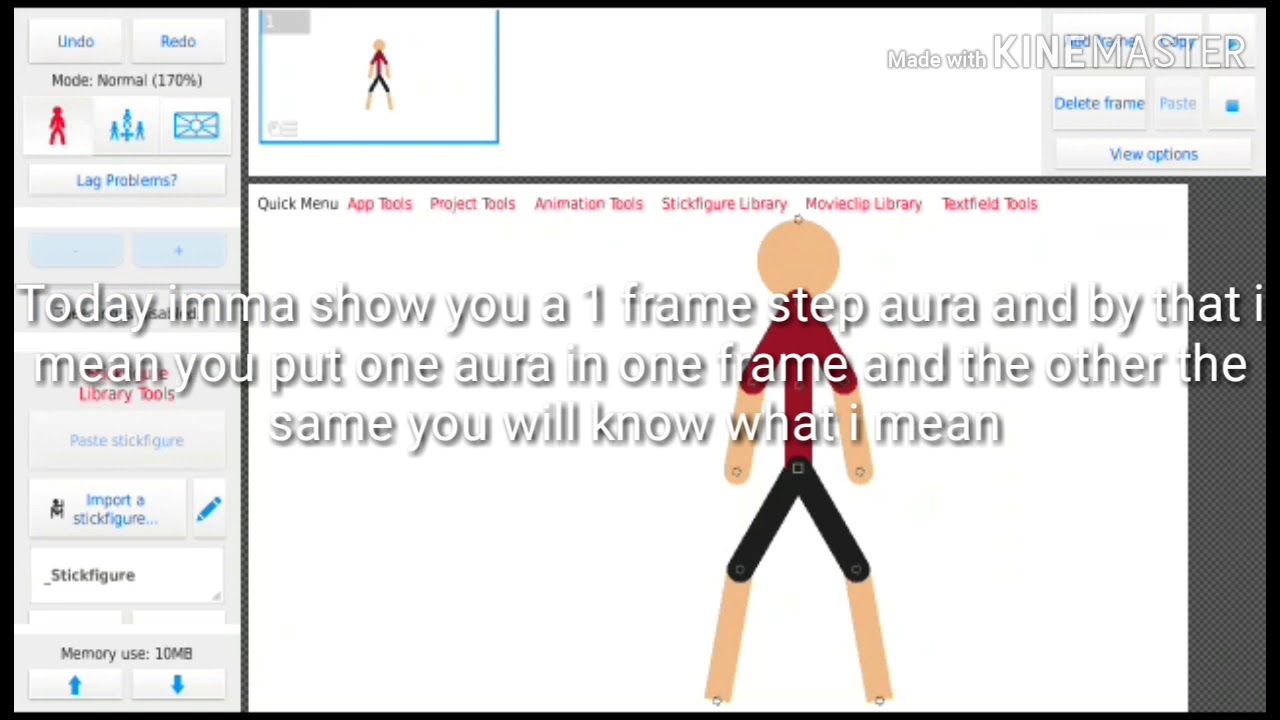 1 frame moving aura tutorial YouTube