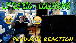 LITTLE BIG   LollyBomb Official Music Video - Producer Reaction