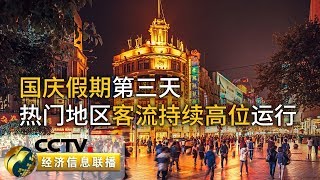《经济信息联播》国庆假期第三天,公路运行平稳,铁路继续增加运力 20191003 | CCTV财经
