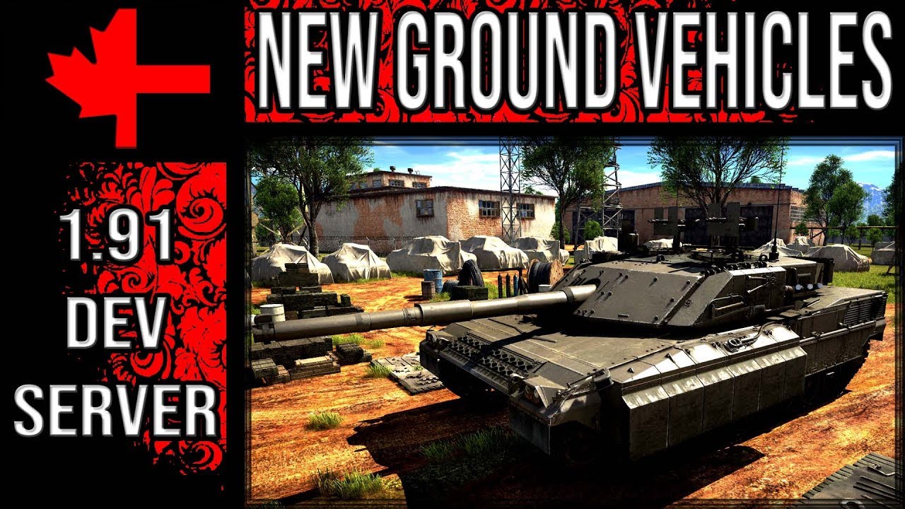 New Ground Vehicles Update 1 91 Dev Server War Thunder Youtube