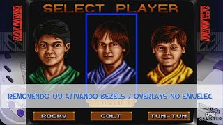 Removendo ou ativando Bezels / Overlays no EmuELEC