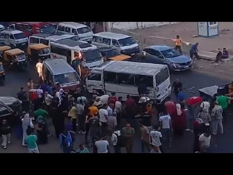مصرع طالبة وإصابة 6 آخرين في حادث انقلاب ميكروباص بمحور المحمودية بالإسكندرية