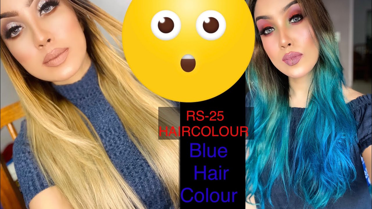 blue hair colour delhi