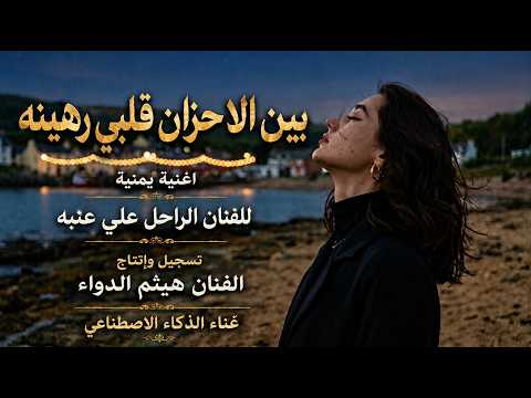 بين الاحزان قلبي رهينه اغنية يمنية للفنان الراحل علي عنبه غناء الذكاء الاصطناعي