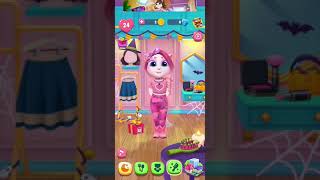 MY TALKING CUTE ANGELA 2 PINKY PINK 😘😘 #shorts #trending #youtubeshorts screenshot 3