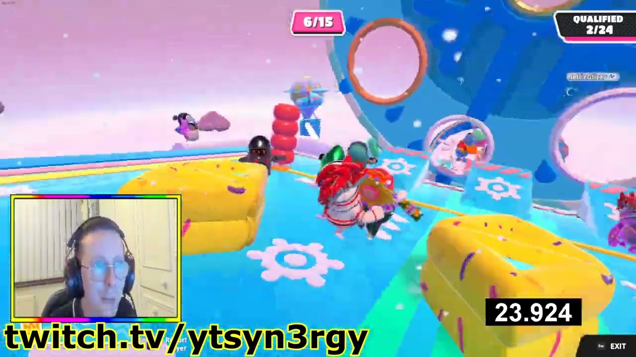 Ski-Fall Speedrun ( 15.833 Sec )  ► 