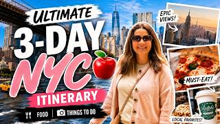 Ultimate 3-Day New York City Itinerary 🍎 | Food + Things To Do