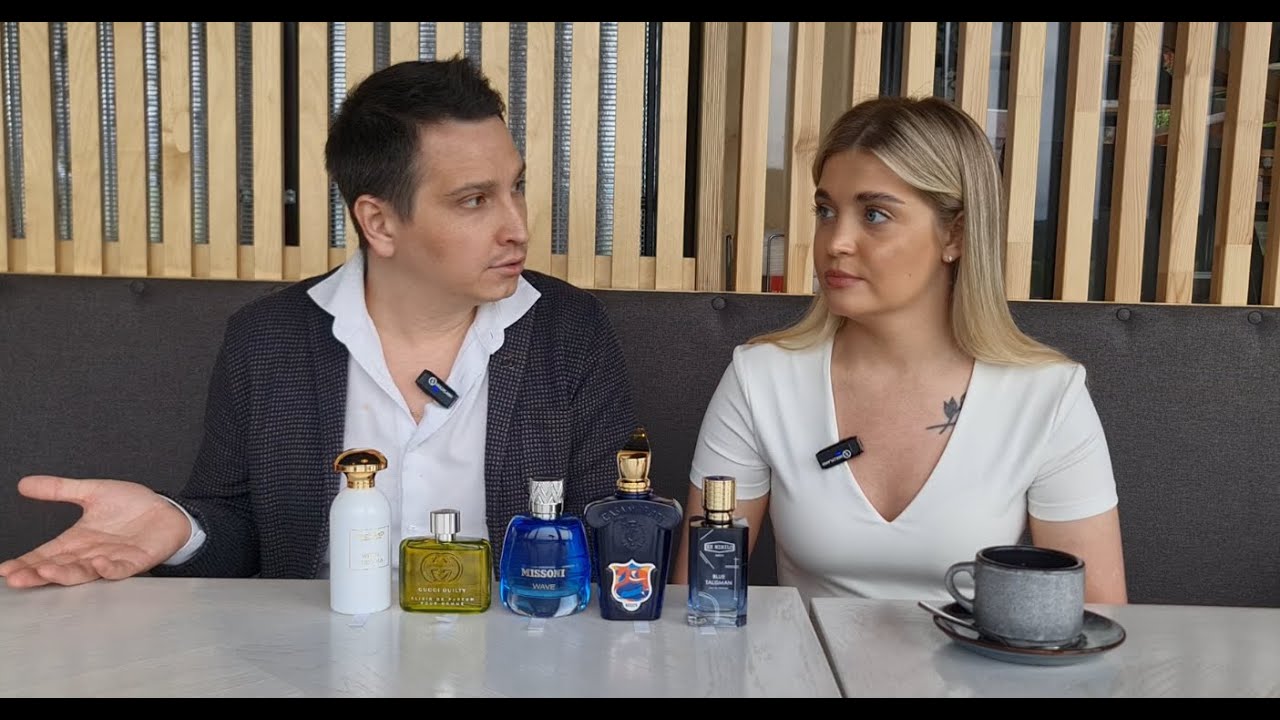 девушка оценивает мои ароматы