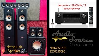 Denon Avr X2800H 7.2 Atmos Receiver , Polk 7.2 Full Combo Pack 195000... Only Dont Miss It