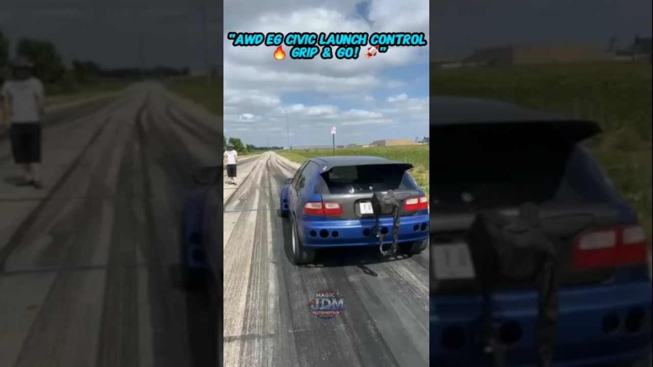 "AWD EG Civic Launch Control 🔥 Grip & Go! 🚀" 