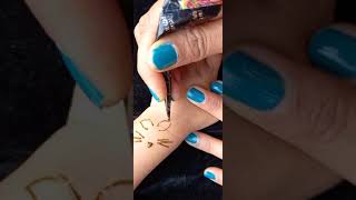 Cute Mehndi Design By Creative Arohi