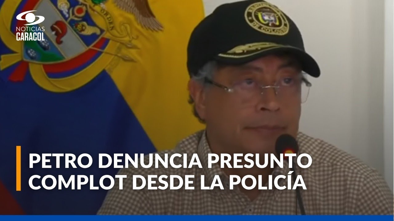 Petro señala a general de la Policía de intentar sabotear su reunión con Trump en Estados Unidos