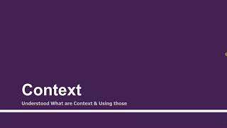 Using Context | Part - 18 | Create Chatbots using Dialogflow(API.AI) & deploy on GCloud
