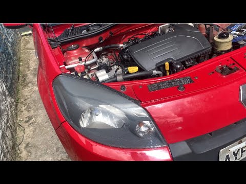 Tirando vazamento de óleo renault Sandero 2014