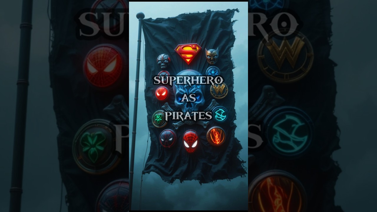 Superheroes as Pirates ☠️