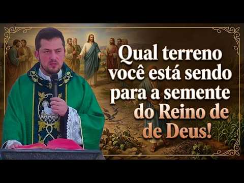 What kind of soil are you being for the seed of the Kingdom of God! #padreGeraldoNeto #dailyhomily