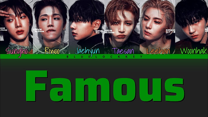 [AI COVER] BOYNEXTDOOR sing "Famous" (original by allday project)