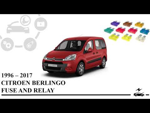 Fuse Box Diagram Citroen Berlingo And Relay With Assignment And Location