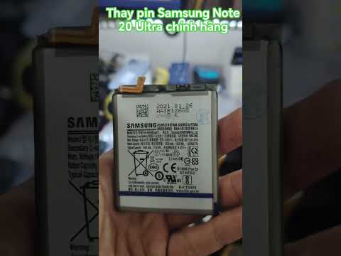 Thay pin Samsung Note 20 Ultra chính hãng giá tốt. LH 0902612397 #thaypinsamsungchinhhang