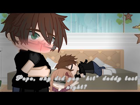 Papa, why did you “hit” daddy last night? // Helliam \\ Fnaf // AU \\ Gacha Club•