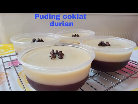 Puding Durian Coklat